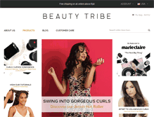 Tablet Screenshot of beautytribe.com